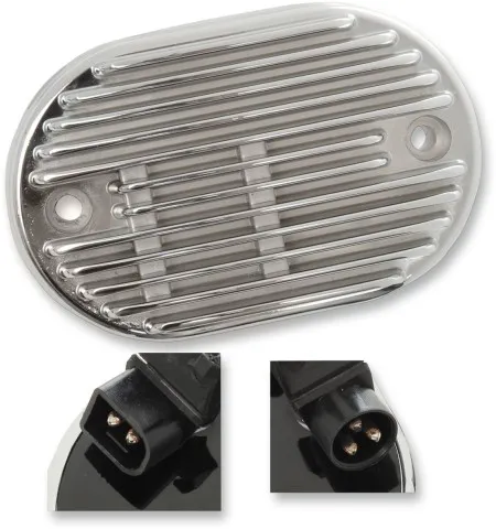 Drag Specialties Solid-State Regulator in Chrome For Harley Davidson 2008-2010 Softail Motorcycles (2112-0805)