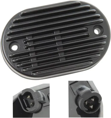 Drag Specialties Solid-State Regulator in Black For Harley Davidson 2011-2017 Softail Motorcycles (2112-0811)