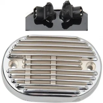 Drag Specialties Solid-State Regulator in Chrome For Harley Davidson 2011-2017 Softail Motorcycles (2112-0806)