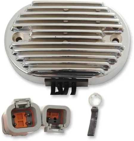 Drag Specialties Solid-State Regulator in Chrome or Harley Davidson 2007 Softail Motorcycles (2112-0804)