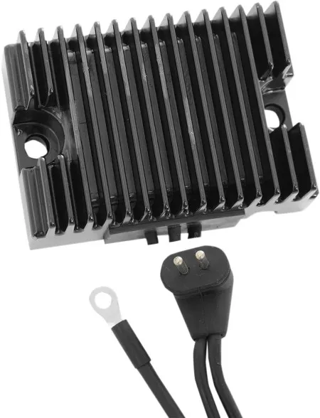 Drag Specialties Solid-State Regulator in Black For Harley Davidson 1984-1988 Evolution Big Twins Motorcycles (2112-0782)