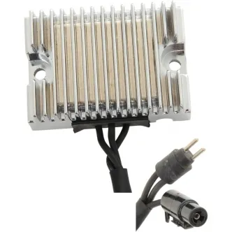 Drag Specialties Solid-State Regulator in Chrome For Harley Davidson 1994-2003 Sportster Motorcycles (2112-0818)