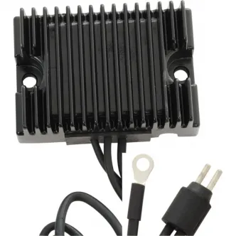Drag Specialties Solid-State Regulator in Black For Harley Davidson 1992-1993 Sportster Motorcycles (2112-0827)