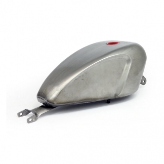 Doss 3.3 Gallon Legacy Gas Tank -  Raw Steel for 2004-2006 Sportster XL (ARM797515)