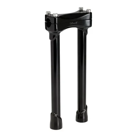 Biltwell Murdock Black 12 Inch Tall Risers for 1 Inch Handlebars (6403-201-12)