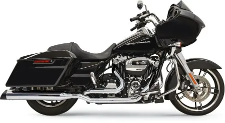 Bassani Header Pipes True Dual Down Under in Chrome Finish For 2017-2023 Touring (11515A)