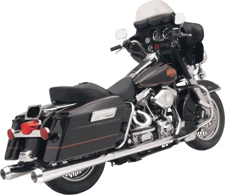Bassani Exhaust Muffler Megaphone in Chrome Finish For 1995-2016 Touring Models (FLH-517)