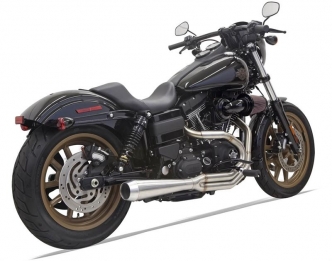 Bassani Road Rage III Exhaust in Stainless Steel Finish For 1991-2017 Dyna Models (1D1SS)