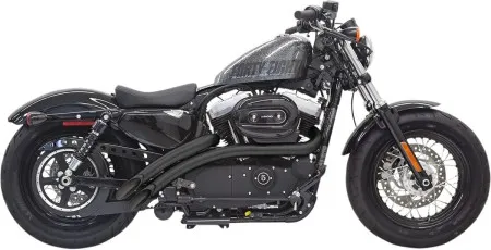 Bassani Exhaust Radial Sweeper in Black Finish For 2014-2020 Sportster Models (1X2FB)