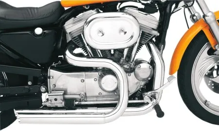 Bassani Heat Shield Pro Street in Chrome Finish For 1986-2003 Sportster Models (HS-XL-3215F)