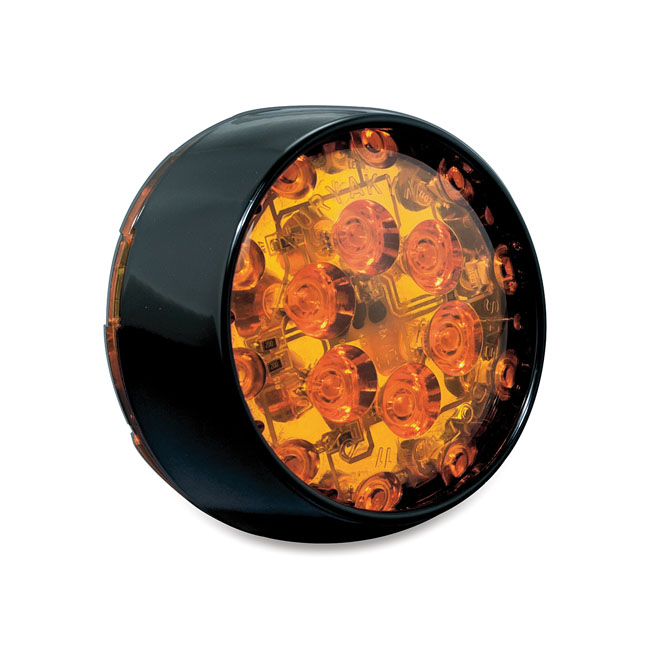 Kuryakyn ECE Compliant Bullet Style Amber L.E.D. Turn Signal Inserts