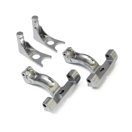 Doss Passenger Footpeg Mount Bracket Set in Chrome Finish For 2000-2017 Softail Models (77584)