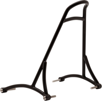 Burly Brand Sissy Bar Short in Black Powder Coated Finish For 2004-2020 XL Models (B13-1500B)