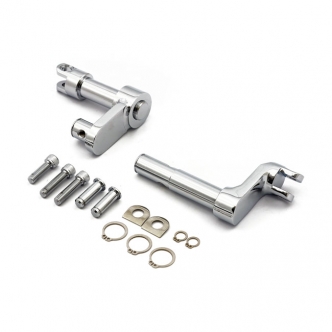 Doss Footpeg Conversion Bracket Kit +2 Inches in Chrome Finish For 2011-2020 Sportster XL1200X/C/V Models (ARM305505)
