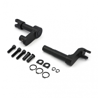 Doss Footpeg Conversion Bracket Kit +2 Inches in Black Finish For 2011-2020 Sportster XL1200C/X/V Models (ARM405505)