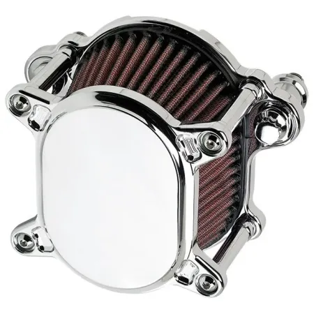 Joker Machine Omega Air Cleaner in Smooth Chrome For 2007-2020 Sportster Models (10-242-3)