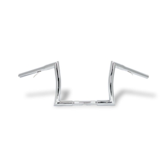 Highway Hawk Bad Ape Hanger 9 Inch Rise in Chrome Finish For 1982-2020 Harley Davidson Models (55-551)