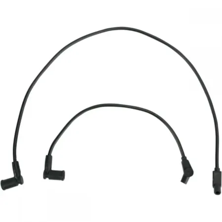 Taylor 8mm Custom-Coloured Spark Plug Wire Set In Black For 2009-2016 FLHT/FLHR/FLHX/FLTR/H-D FL Trike W/ Fuel Injection (20036)