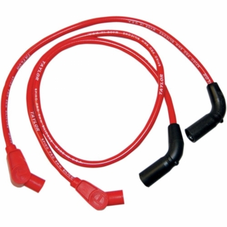 Taylor 8mm Custom-Coloured Spark Plug Wire Set In Red For 2009-2016 FLHT/FLHR/FLHX/FLTR/H-D FL Trike W/ Fuel Injection (20236)