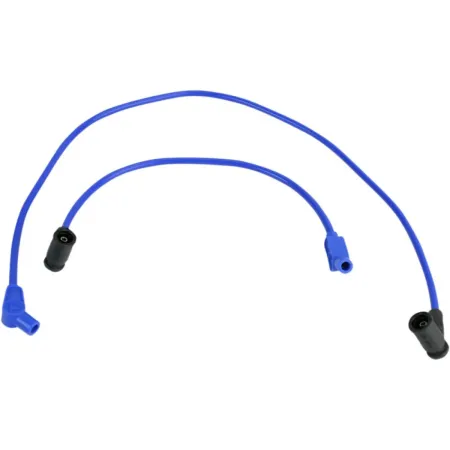 Taylor 8mm Custom-Coloured Spark Plug Wire Set In Blue For 2009-2016 FLHT/FLHR/FLHX/FLTR/H-D FL Trike W/ Fuel Injection (20636)