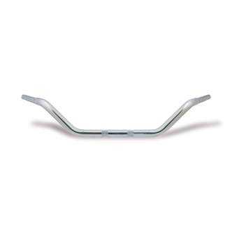 Highway Hawk Fat Custom Handlebars 1-1/4 Inch Diameter (1-1/4 Inch Clamp) in Chrome Finish (55-5022)