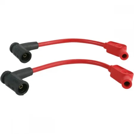 Taylor 8mm Custom-Coloured Spark Plug Wire Set In Red for 2011-2013 FXS, 2013-2016 FXSB, 2008-2011 FXCW/C (20235)
