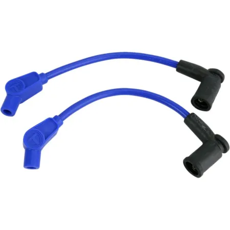 Taylor 8mm Custom-Coloured Spark Plug Wire Set In Blue for 2011-2013 FXS, 2013-2016 FXSB, 2008-2011 FXCW/C (20635)