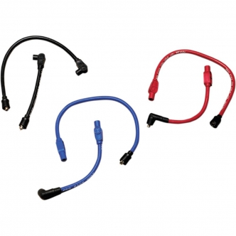Taylor 10.4mm Custom-Coloured 409 Pro Race Wires Set In Blue For 1980-1998 FLT And 1986-2003 XL (Except 1998-2003 1200S) (49633)
