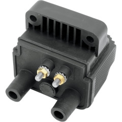 Drag Specialties 12V Mini Dual-Fire Ignition Coil - 4 OHM/Electronic Ignition/Dual-Fire (10-2042)