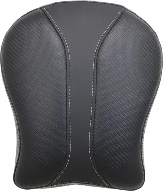 Saddlemen Solo Pillion Pad Dominator 23cm (9 Inch) / Rear / Gel | Vinyl in Carbon Look (SA1009)
