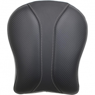 Saddlemen Solo Pillion Pad Dominator 23cm (9 Inch) / Rear / Gel | Vinyl in Carbon Look (SA1009)