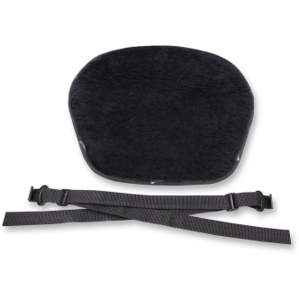Saddlemen Plain Fleece Seat Pad Comfort Pad XXL Saddlegel in Black For Universal Fitment (BG990F)