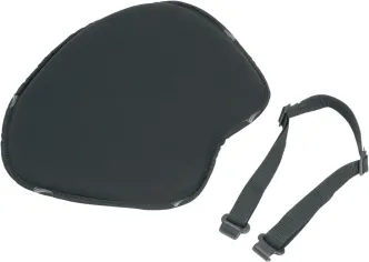 Saddlemen Solo Seat Pad Soft Stretch XL Front Fabric Saddlegel in Black (200J)