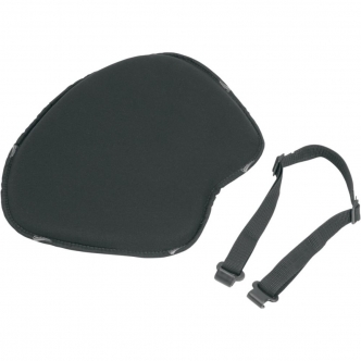 Saddlemen Solo Seat Pad Soft Stretch XL Front Fabric Saddlegel in Black (200J)