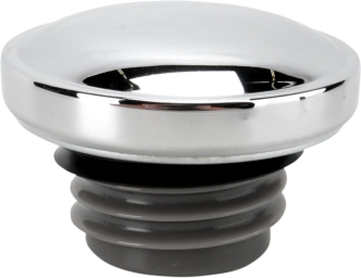 Kuryakyn Vented Stock-Style Replacement Gas Cap With Right Hand Thread In Chrome Finish (8669)