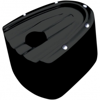 Covingtons Dimpled Ignition Switch Knob Cover in Gloss Black Powdercoat Finish For 1993-2006 FLT/FLHT/FLTR (C1247-B)