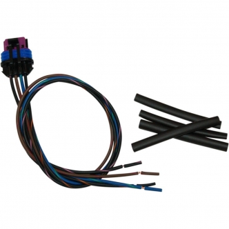 Namz Delphi PigTail Connector 4-Position Plug For Ignition Coil/Idle Speed Sensor For 2006-2017 Dyna, Softail, Sportster, Street, Touring, V-Rod, XR1200 Models (PT-15354716-B)