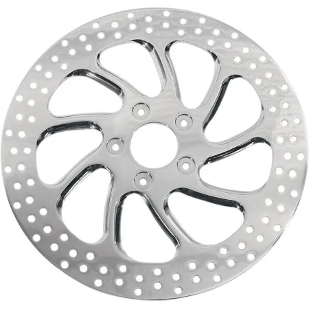 Performance Machine Brake Rotor Floating Front Left in Torque Chrome Finish 11.8 Inch For 2014-2022 Sportster, 2008-2023 Touring, 2015-2024 Softail & 2006-2017 Dyna Models (01331800TORLSCH)