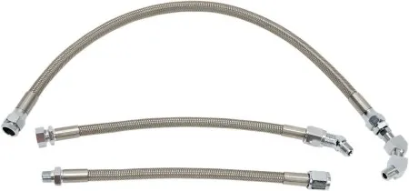 Drag Specialties Oil Line Kit in Stainless Steel Finish For 1994-2003 XL Models (3-line kit) (606009)