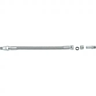 Drag Specialties Oil Line 18 Inch in Stainless Steel Finish (618)
