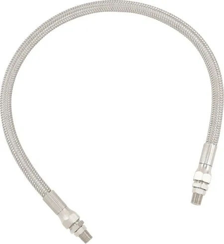 Drag Specialties Oil Line 20 Inch in Stainless Steel Finish (620)