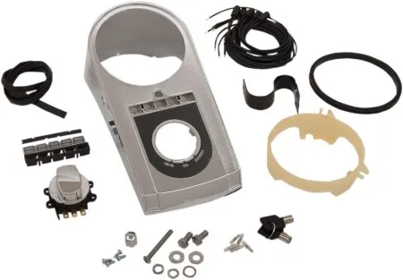 Drag Specialties Electronic Speedometer Dash Kit For 1996-1999 FXST/FLST Models (7125496CPT-BXLB)