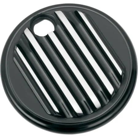 Covingtons Fuel Door Finned in Gloss Black Powdercoat Finish For 2008-2020 FLHT/FLHT/FLTR And H-D FL Trike (Except FLRT) Models (C1127-B)