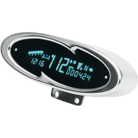 Dakota Digital Digital Information System 7000 Series in Chrome Finish Wave 6-1/2 Inch W x 2-1/4 Inch H (MCV-7100)