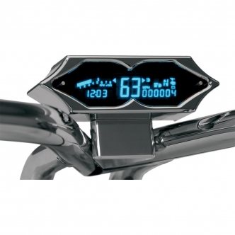 Dakota Digital gauge Mount 5000 Series in Chrome Finish For 2005-2006 American Ironhorse Models With V-Bars (AI-251)