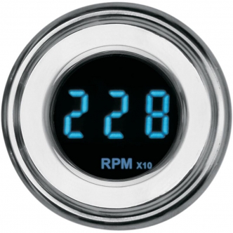 Dakota Digital Tachometer 4000 Series 1-7/8 Inch in Chrome Finish (MCL-4027R)