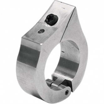 Dakota Digital Handlebar Clamp 3015 Aluminum 1-1/4 Inch in Chrome Finish For Gauge Mount (BKT-3125)
