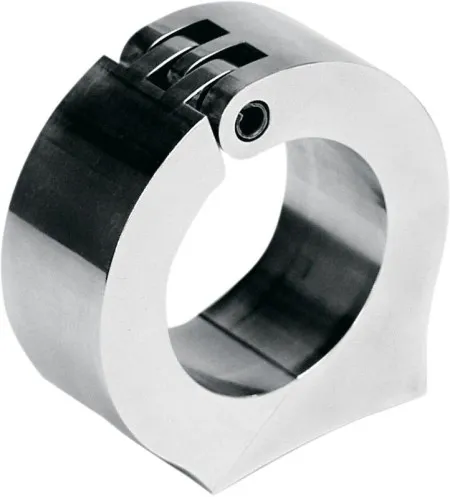 Dakota Digital Handlebar Clamp 3000 Series in Chrome Finish 3-3/8 Inch Gauge Cup (BKT-3300)