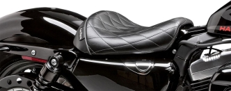 Le Pera LC-856 Silhouette Black Solo Seat Harley Sportster 04-06 10-17 4.5 Tank