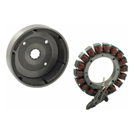 Doss Charging Kit Including Alternator Stator, ROTOR & Spacer Kit; 38AMP For 2001-2006 Softail; 2004-2005 Dyna Models (MC-RK1)